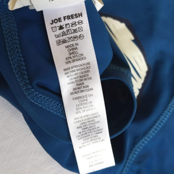 joe fresh short sleeve swim rash guard 3T toddler boys - Picture 4 of 7